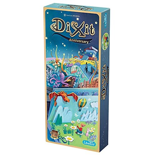 Dixit, Unbox Now – Rocznica Libelluda, ekspansja w języku hiszpańskim i portugalskim, Asmodee, gra planszowa