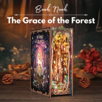 DIY Book Nook - The Grace of The Forest   |  DIY | Puzzle 3D