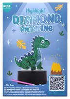 DIY Lampka nocna do malowania diamentami DINOZAUR