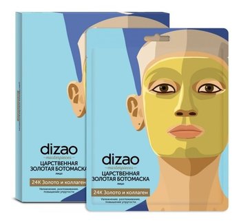 Dizao, Boto, włokninowa maska w płachcie z 24 karatowym złotem i kolagenem, 30 g - Dizao