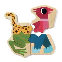 Djeco Magnetyczne Puzzle Magnesy Zwierzątka Djeco