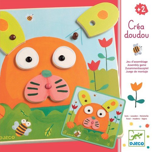 Djeco, puzzle drewniane Zwierzątko-Zdjęcie-0