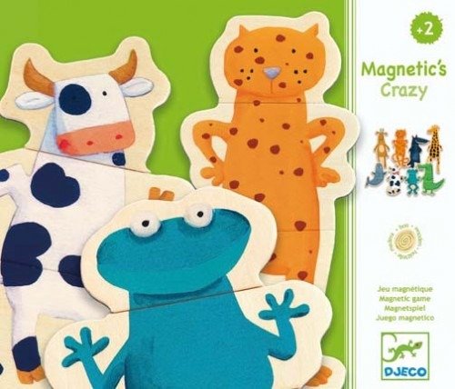 Djeco, puzzle, Magnetyczne Zwierzątka, 24 el.