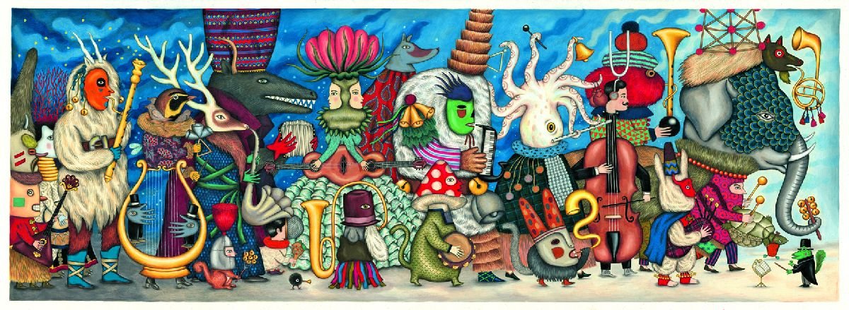 Djeco, puzzle, Orkiestra, 500 el.