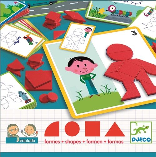 Djeco, układanka Eduludo Figury