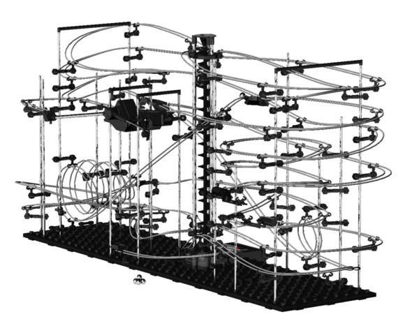 DK, tor dla kulek SpaceRail Level 5 Kulkowy Rollercoaster