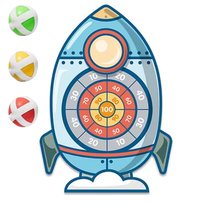 Dla Dzieci Gra Zręcznościowa W Rzutki Na Rzepy Rakieta, Lean Toys