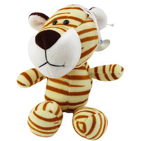 DLA DZIECI PLUSZOWA MASKOTKA TYGRYS Z PRZYSSAWKĄ