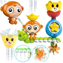 DLA DZIECI  ZABAWKA WODNA DO KĄPIELI MAŁPKA