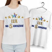 Dla Izy Iza T-Shirt Koszulka biała Na Prezent z Dowolnym Nadrukiem Zdjęcie