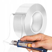 Długa Dwustronna Taśma Mocna Samoprzylepna Nano Wielokrotnego Użytku 3M