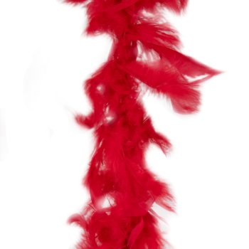 Długi łańcuch boa z piór czerwony rekwizyt 180 cm - Inna marka