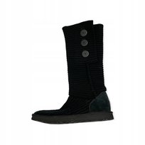 Długie czarne wełniane kozaki damskie UGG 39 UGG