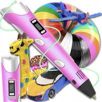 DŁUGOPIS 3D DLA DZIECI DRUKARKA 3D MAGICZNY DŁUGOPIS 3D + WKŁADY 160 METRÓW ZESTAW XXL