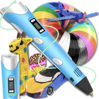 DŁUGOPIS 3D DLA DZIECI DRUKARKA 3D MAGICZNY DŁUGOPIS + WKŁADY 160 METRÓW ZESTAW XXL