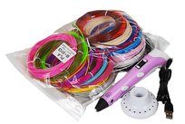 DŁUGOPIS 3D mini drukarka pen dla dzieci RÓŻOWY + 109m filamentu w 20 kolorach !!! Inna marka