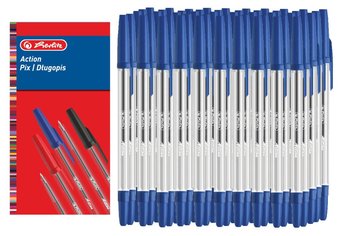 Długopis Action Pix 0,7mm 50szt niebieski HERLITZ - niebieski - Herlitz