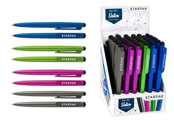 Długopis automat Satin p36 STARPAK cena za 1szt (423887) - Starpak