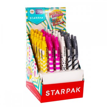 Długopis Automatyczny 0,7 Lollipop Czarny Op.36 Szt Starpak 452806 - Starpak