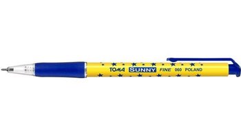 Długopis automatyczny, Sunny, niebieski - Toma