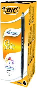 Długopis bic atlantis stic czarny - BIC