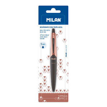 Długopis Capsule Copper Czarny 1 Szt. Bl - Milan