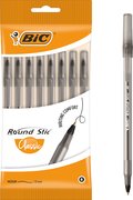 Długopis czarny Pouch BIC Round Stic Classic 8 sztuk&nbsp;-&nbsp;BIC