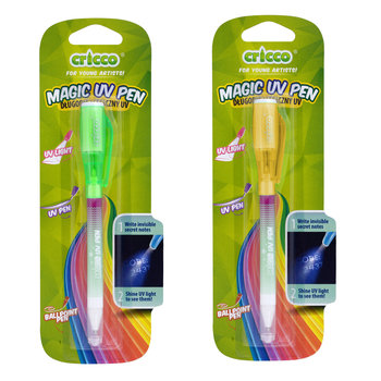 Długopis magiczny UV Cricco, mix kolorów, 1 sztuka - Cricco
