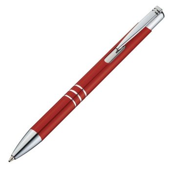 Długopis metalowy ASCOT czerwony - HelloShop