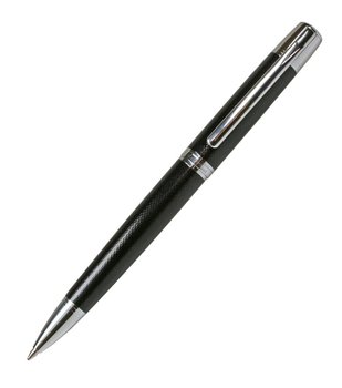 Długopis metalowy czarno-srebrny Titanum - Titanum