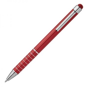 Długopis metalowy touch pen LUEBO czerwony - HelloShop