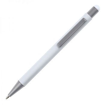 Długopis metalowy touch pen SALT LAKE CITY biały - HelloShop