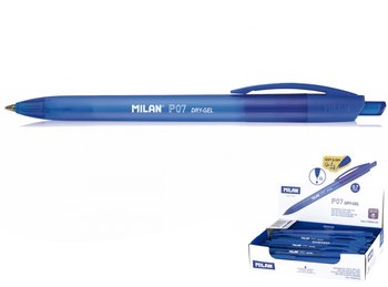 Długopis Milan P07 Dry-Gel Niebieski, Pud. 25 Szt. - Milan