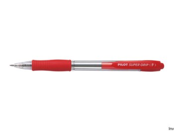 Długopis Olejowy Pilot Super Grip Czerwony Pibpgp-10R-R - Pilot