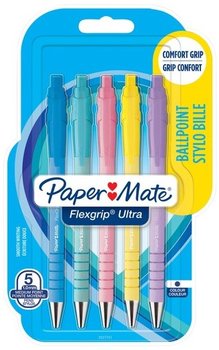 Długopis Paper Mate Flexgrip Ultra Pastel RT 1,0mm Niebieski 5 szt. - 2162277