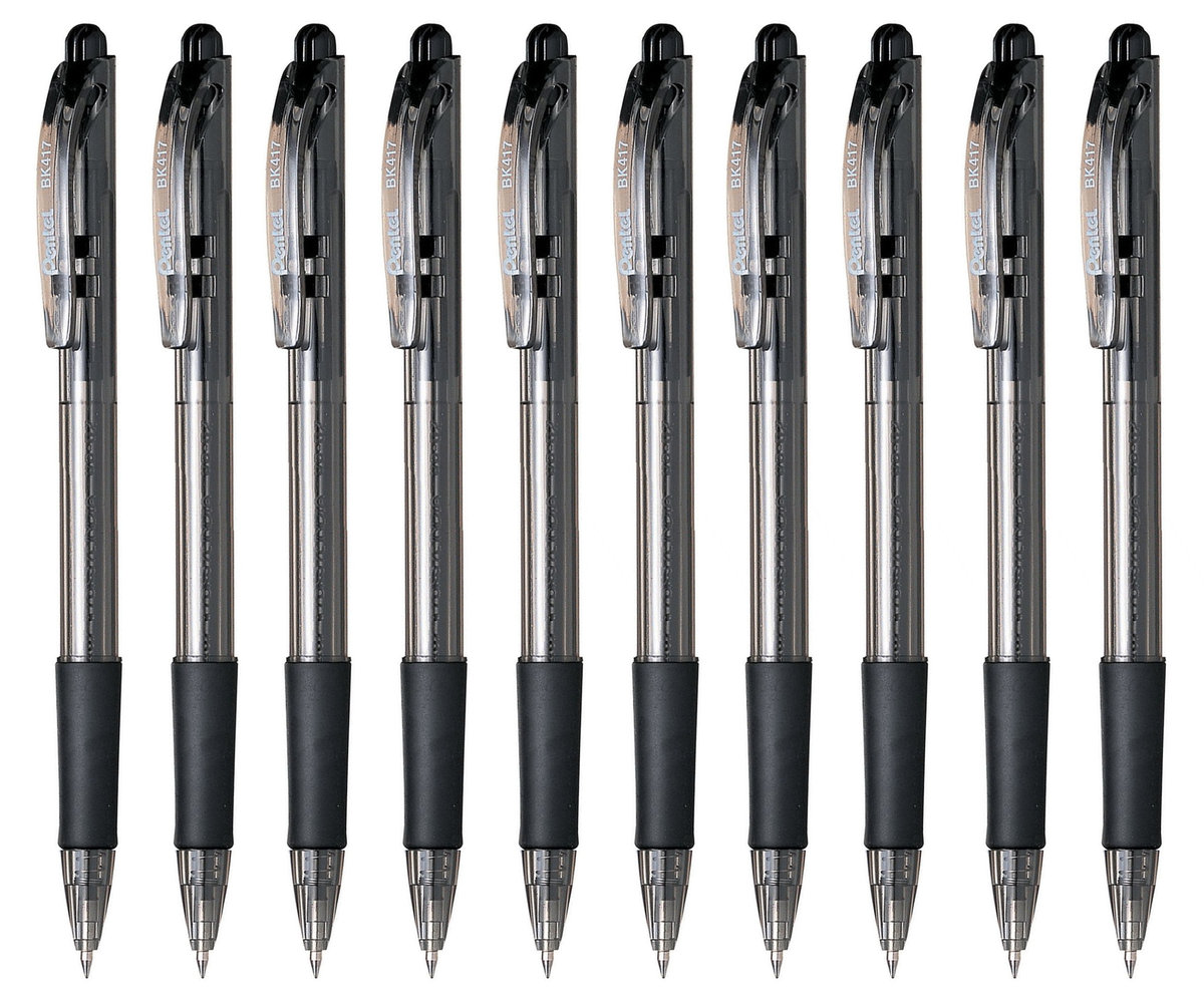 Długopis Pentel Bk417 Czarny Automatyczny Biurowy Szkolny Końcówka 0,7 ...