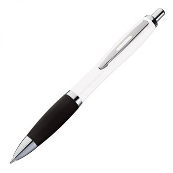 Długopis plastikowy KALININGRAD biało-czarny - HelloShop