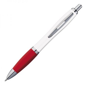 Długopis plastikowy KALININGRAD czerwono-biały - HelloShop
