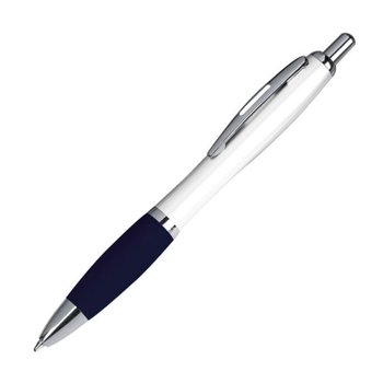 Długopis plastikowy KALININGRAD granatowy-biały - HelloShop