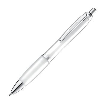 Długopis plastikowy MOSCOW biały - HelloShop