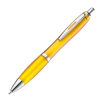 Długopis plastikowy MOSCOW żółty - HelloShop