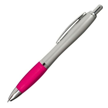 Długopis plastikowy ST,PETERSBURG różowy-srebrny - HelloShop