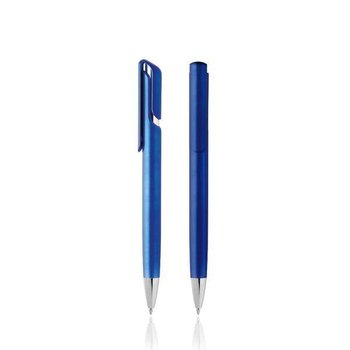 Długopis plastikowy w metalicznym kolorze / Elli - UPOMINKARNIA