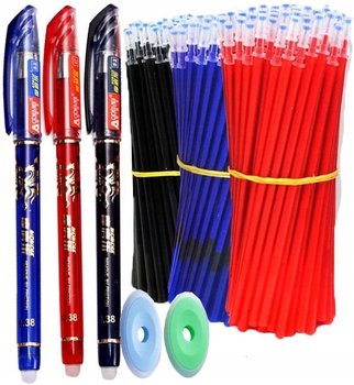 Długopis Ścieralny Zmazywalny Z Gumką Magiczny Zestaw Znika Ścieralny 85Szt - Inna marka