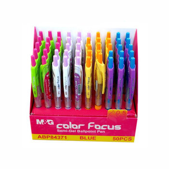 Długopis Semi Gel Abp84371 Mix Color Focus, M&G - MG