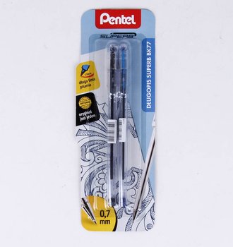 Długopis Superb Bk77 Czarny/ Niebieski 2 Szt Pentel - Pentel