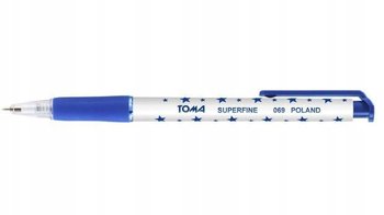 Długopis Superfine Aut. 0,5Mm Nieb. (30Szt) Toma - Toma