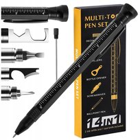 Długopis wielofunkcyjny taktyczny multitool 14w1 metalowy