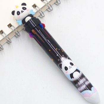 Długopis Wielokolorowy 10 Wkładów Panda Jednorożec - myHomelife