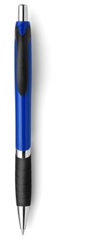 Długopis wykonany z trwałego ABS, koloru granatowego, o wymiarach Ø0,9 x 14,2 cm - HelloShop
